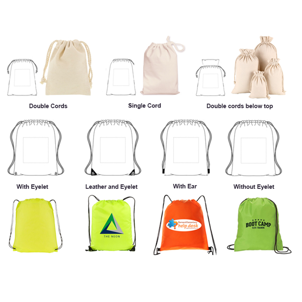 Dạng túi dây rút thường hay gặp